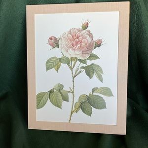 Floral Print NWOT with 1” wide cut mat